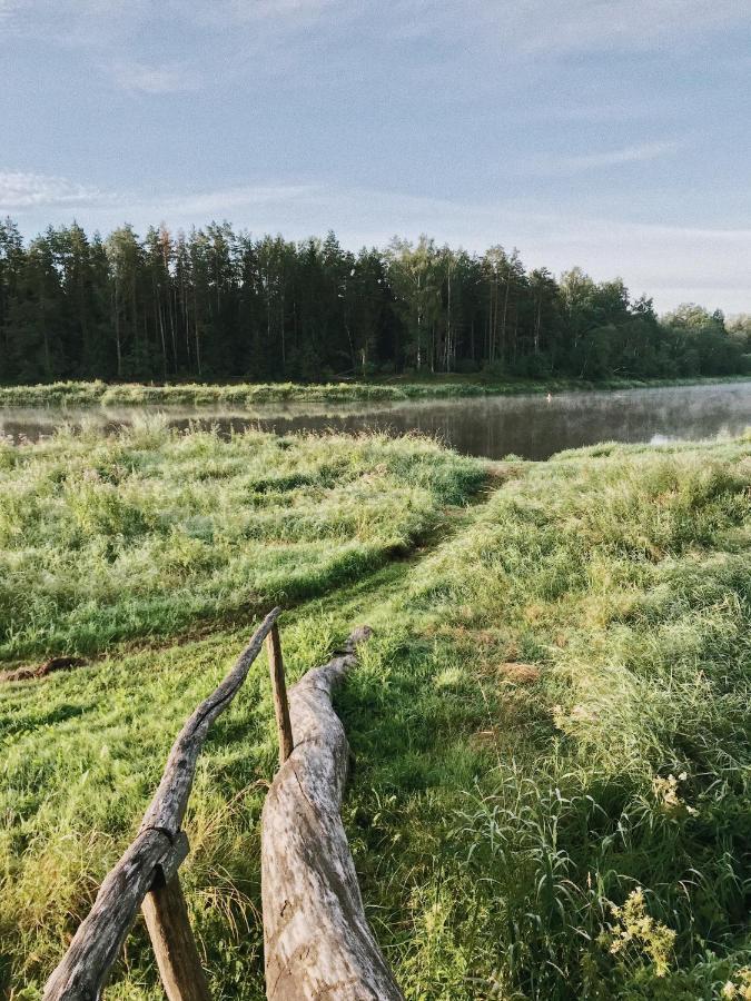 "Gaujmale" Sauna House In Nature Laukbeitini Екстериор снимка