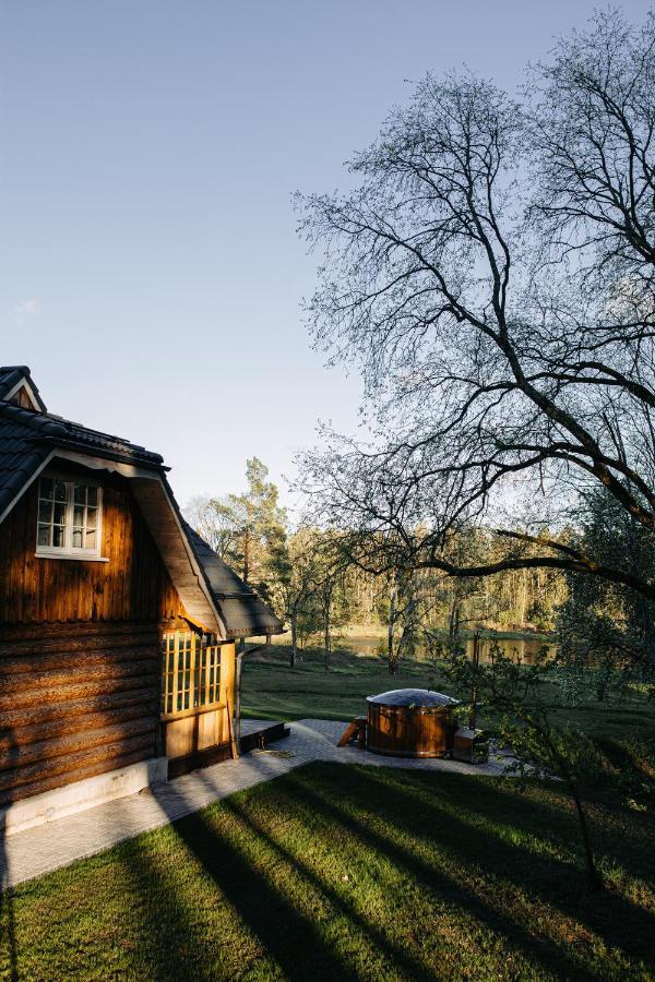 "Gaujmale" Sauna House In Nature Laukbeitini Екстериор снимка