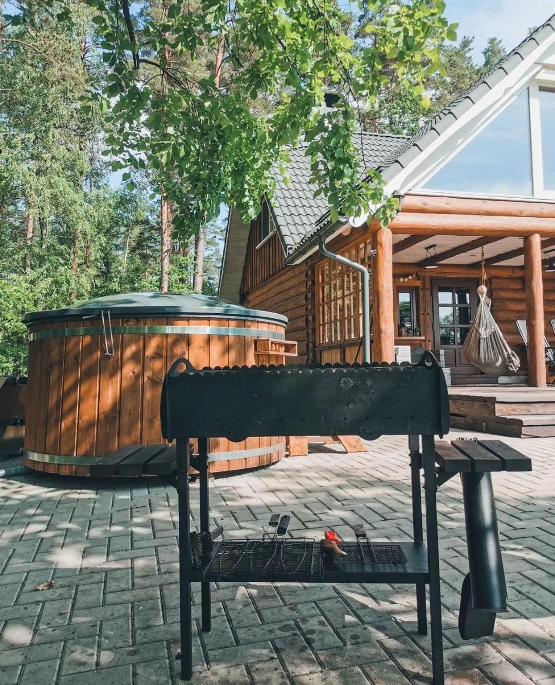 "Gaujmale" Sauna House In Nature Laukbeitini Екстериор снимка